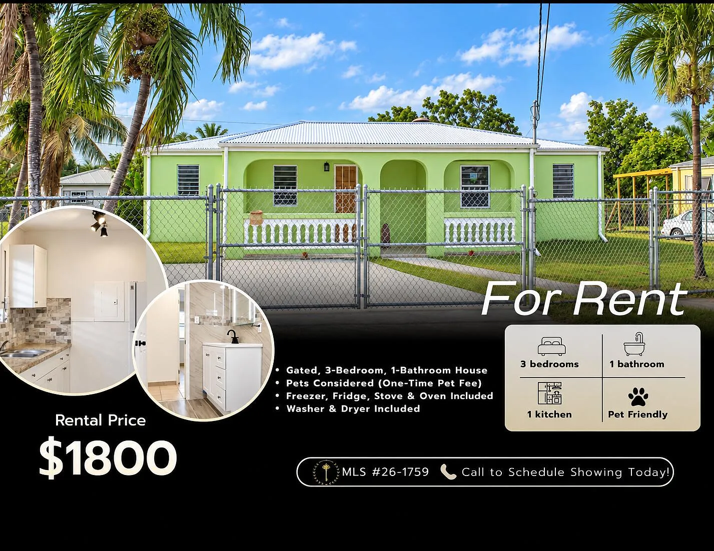 3 bed, $1,800 — Photo 1
