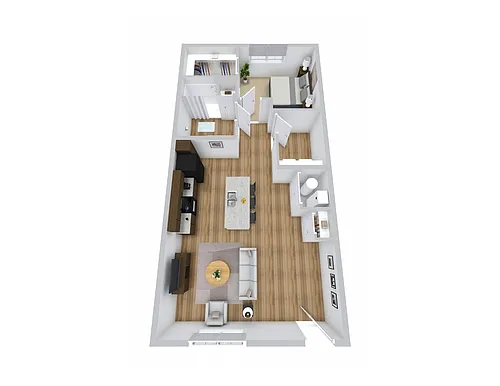 Floor plan 1 Bedroom