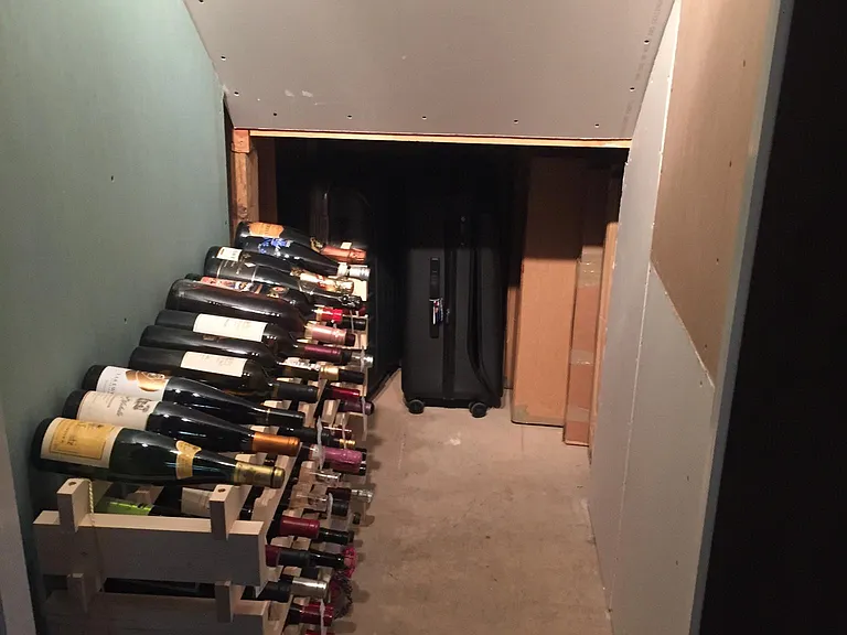Extra storage room and more under stairs.