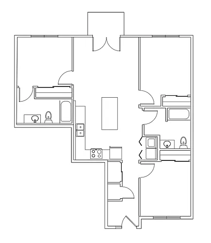 Floor plan 3 Bedroom
