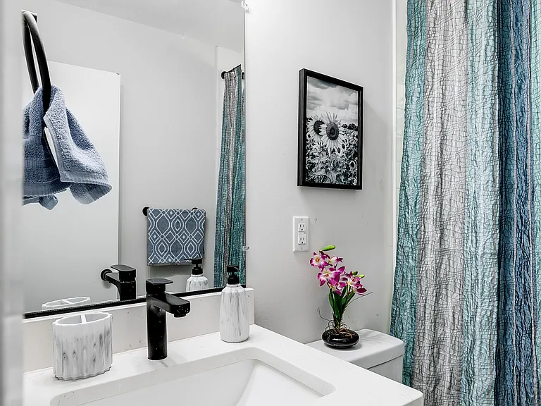 Full Bath with starter toiletries