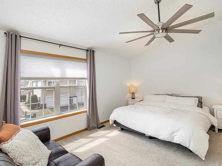 Master bedroom features two walk-in closets and ensuite master bath