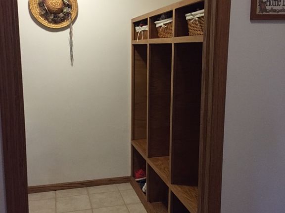 Lockers in Laundry Room