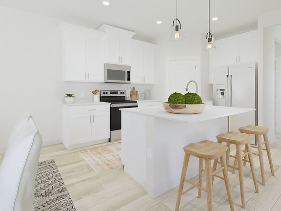 Skip takeout and prep dinner in the well-appointed kitchen.