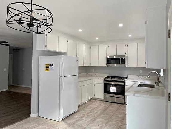 Remodeled kitchen with new appliances