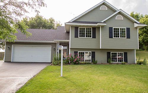 Newer roof and siding
