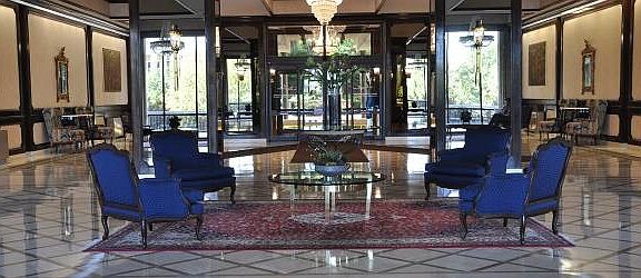 Grande marbled lobby