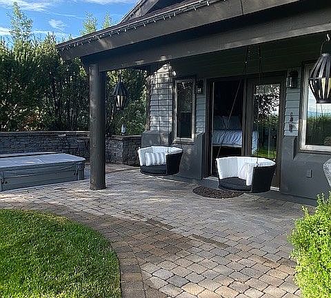 Back patio off Master