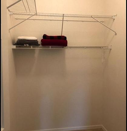 Master bedroom walkin closet