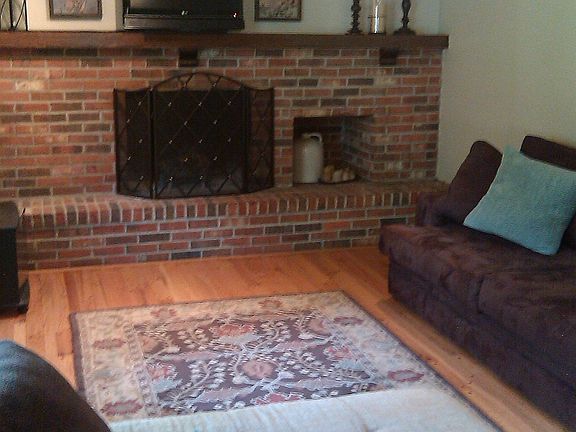 Cozy family room awaiting game night w the kids