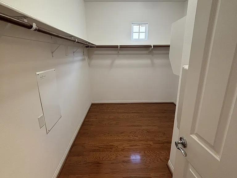 large walk-in closet