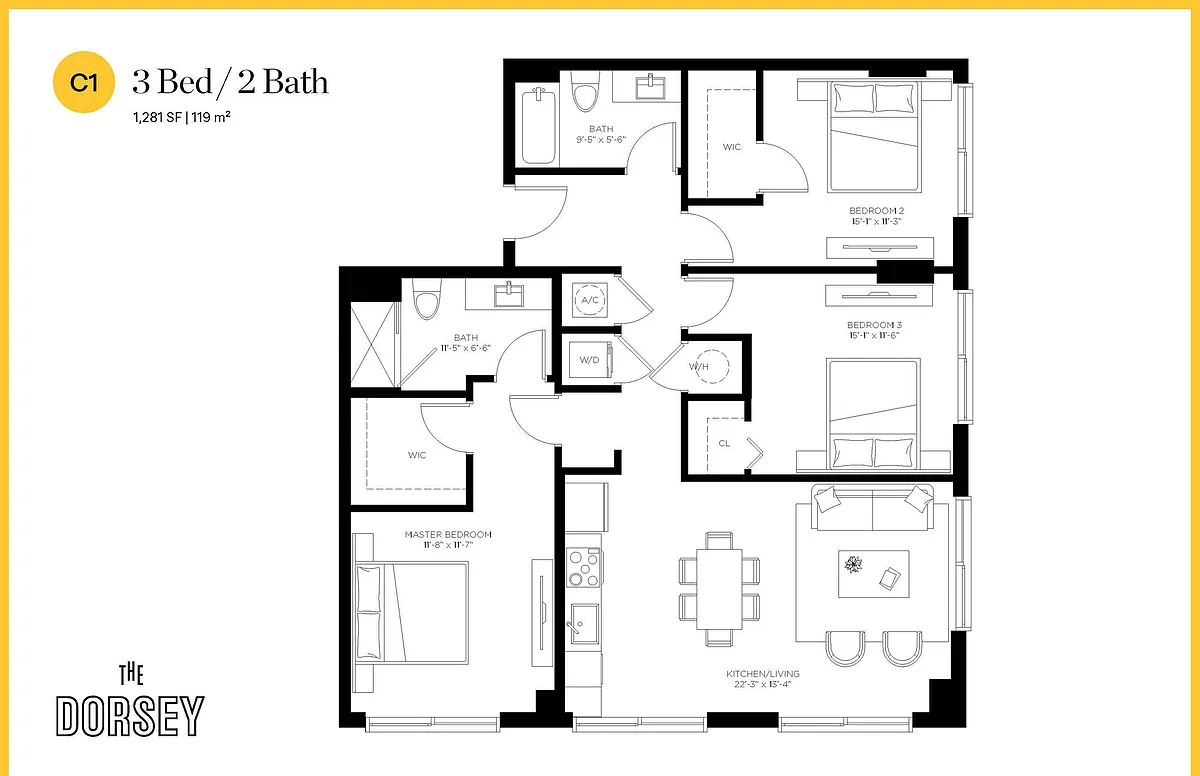 Floor plan C1