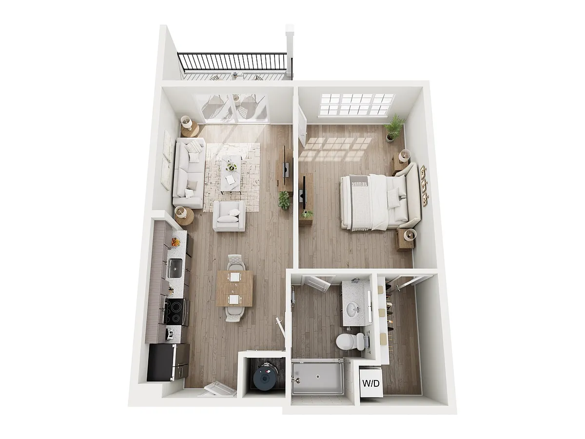 Floor plan 1B1b