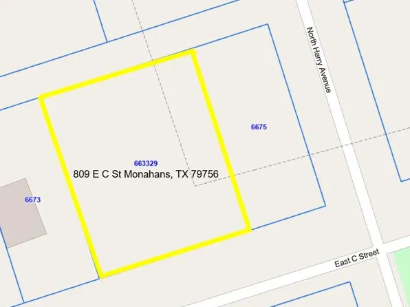 809 E C St, Monahans, TX 79756
