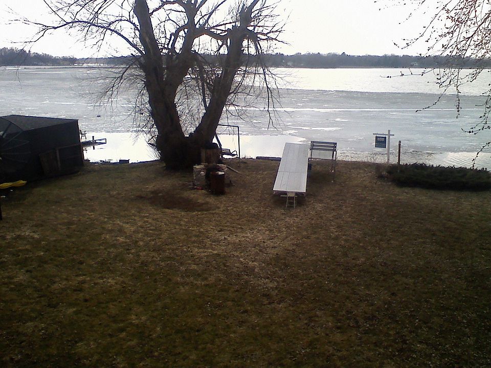 View of lake from master bedroom