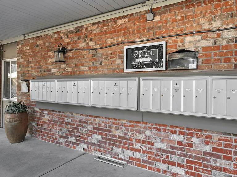 Secure resident mail center.