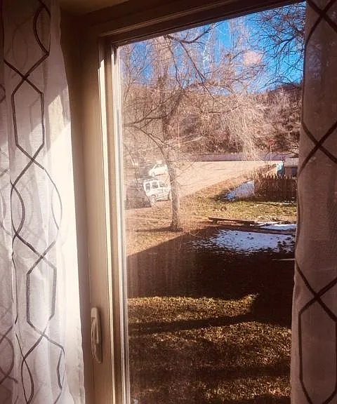 Nice windows in master bedroom.