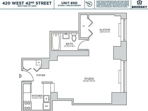 2nd image of 420 W 42nd St APT 8D