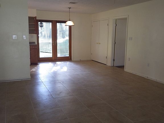 Living room and dining room