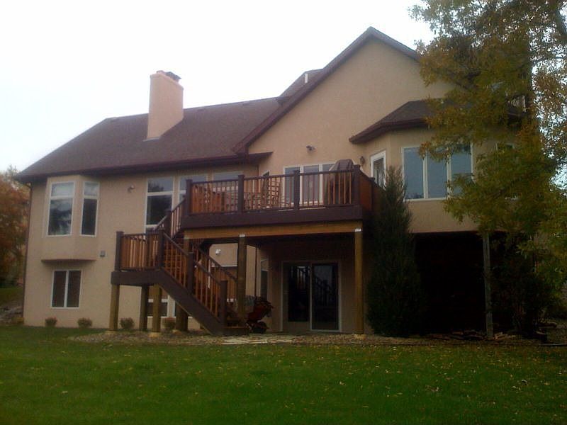 Completed deck.