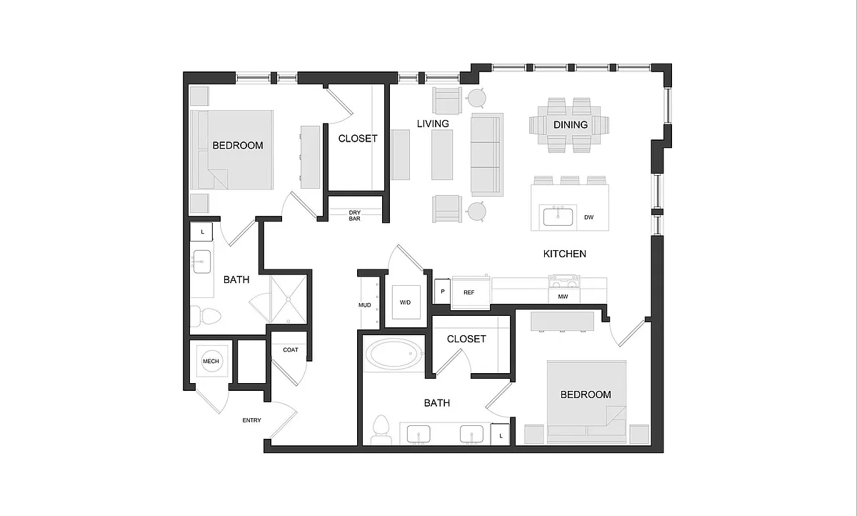 Floor plan B3 Alt3