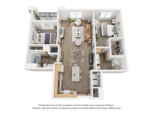 Floor plan 2C