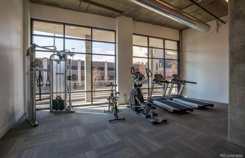 Gym located on the 1st floor