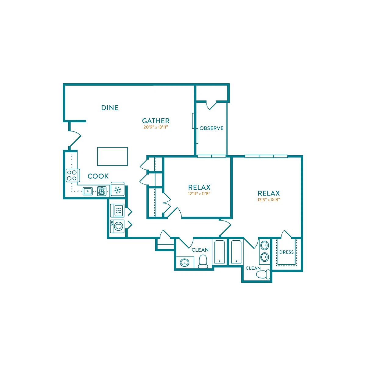 Floor plan Saybrook