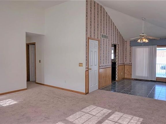 Living/dining areas featuring the open floor concept!