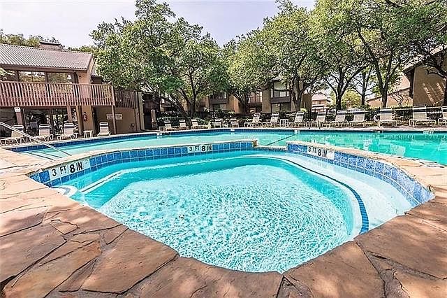 community pool in the complex