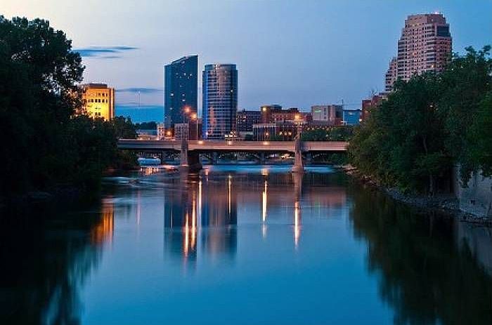 Grand Rapids at Night