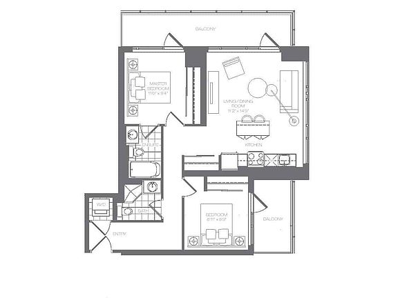 2nd image of 360 Square One Dr #2905