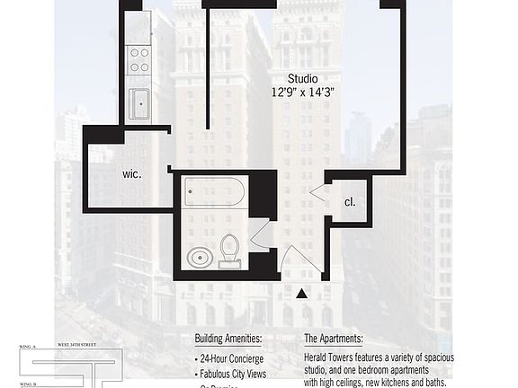 2nd image of 50 W 34th St APT 8C3