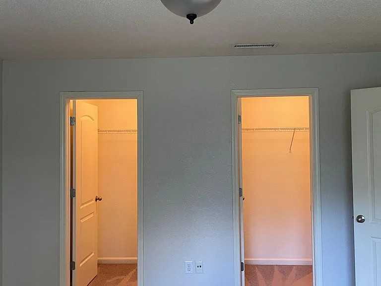 Master bedroom Closets