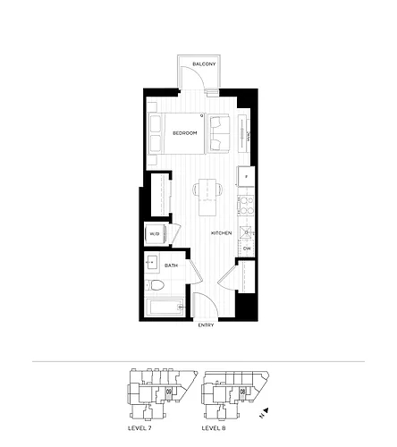 Floor plan T1-0709