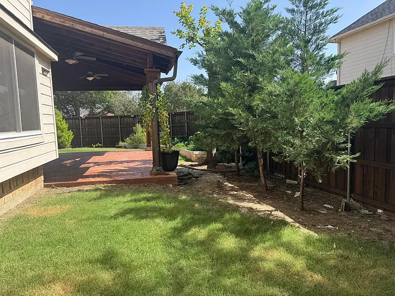 Backyard Patio view