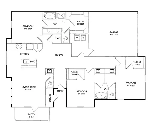 Floor plan C1