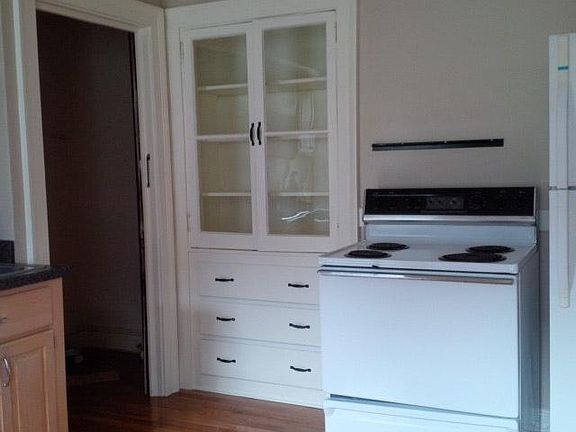 Kitchen with built in cabinets