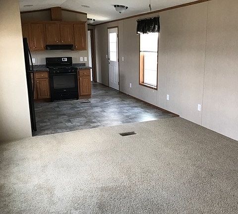 Living room to kitchen