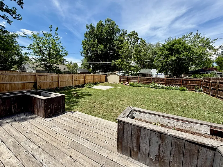 Huge backyard