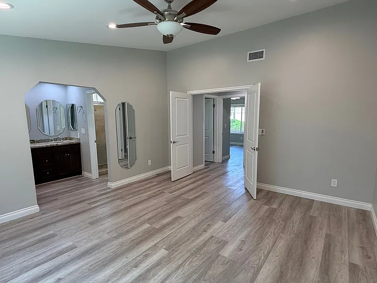 master bedroom showing bathroom