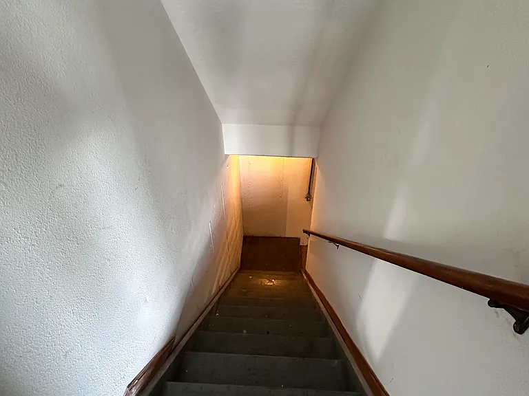 Stairs from 1st floor going to basement