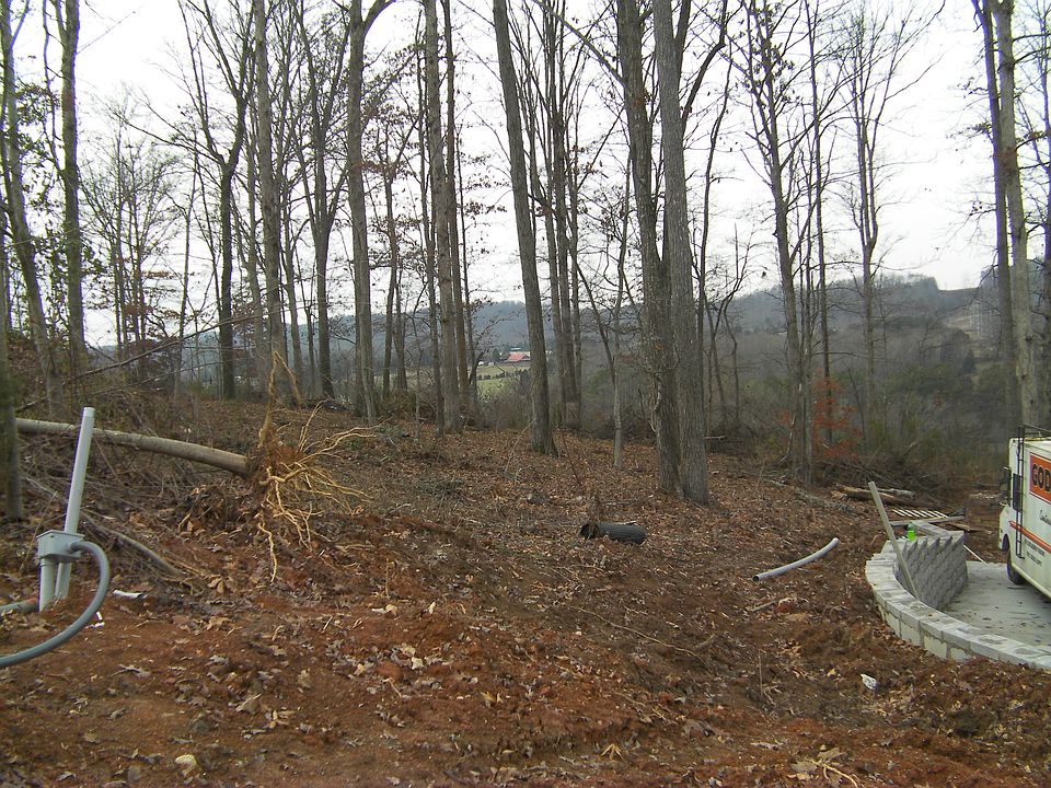 Across lot after clearing