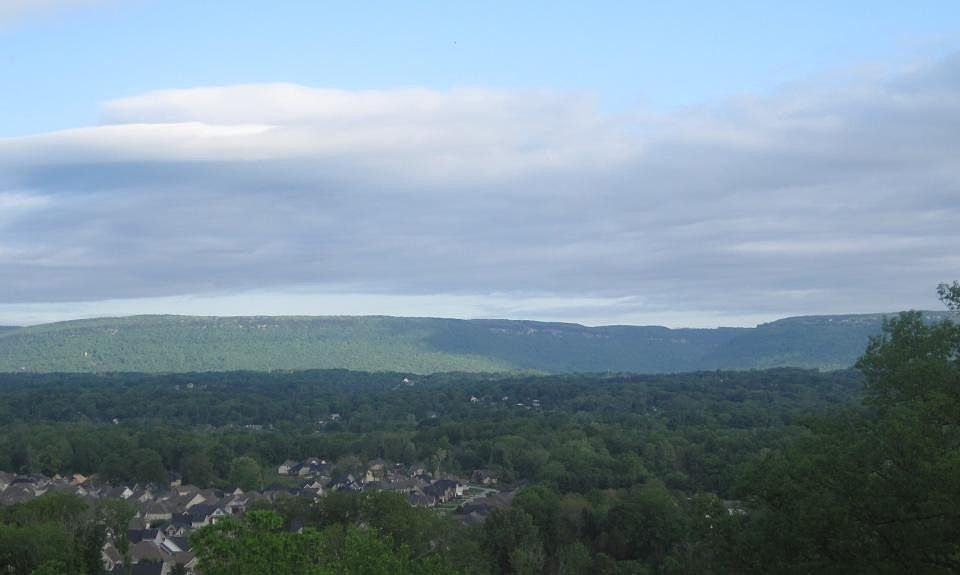 View from screened in porch and decks