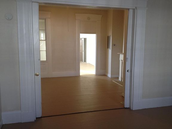 Pocket doors separate bedrooms