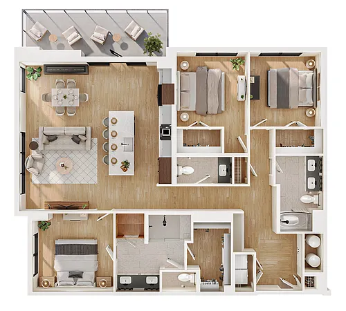 Floor plan C2 Premium
