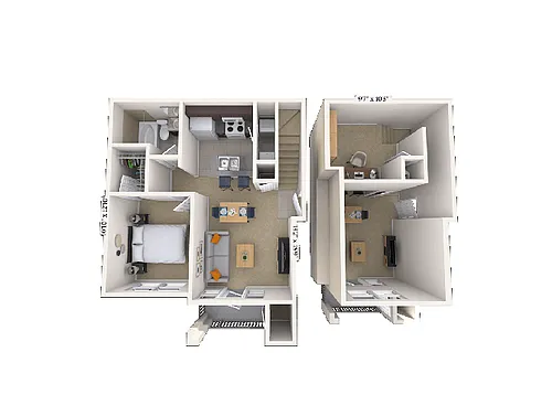Floor plan The Bauhaus
