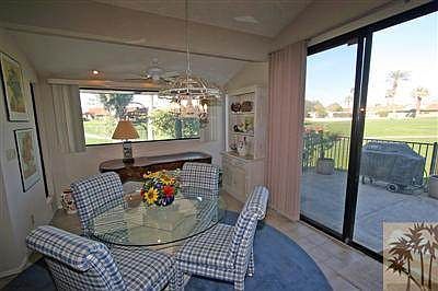 Morning room with slider to side patio