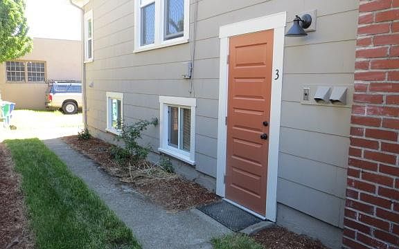 Door to basement unit