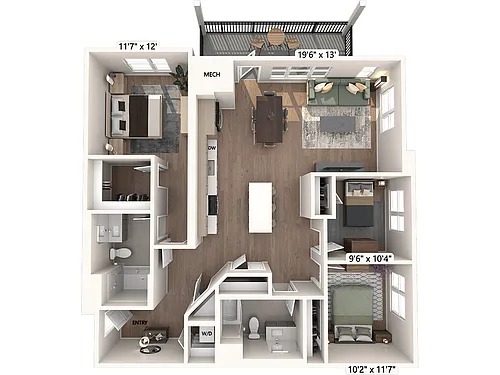 Floor plan C3U